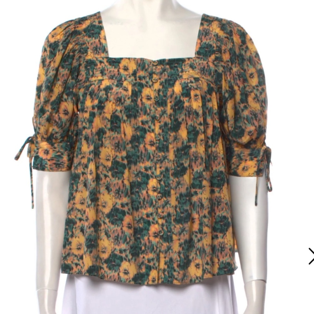 Ulla Johnson Lorraine Silk Top
